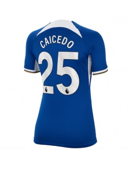 Ženski Nogometna dresi replika Chelsea Moises Caicedo #25 Domači 2023-24 Kratek rokav
